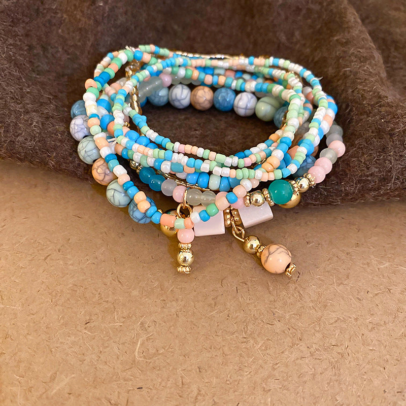 Rice Beaded Bracelet Set