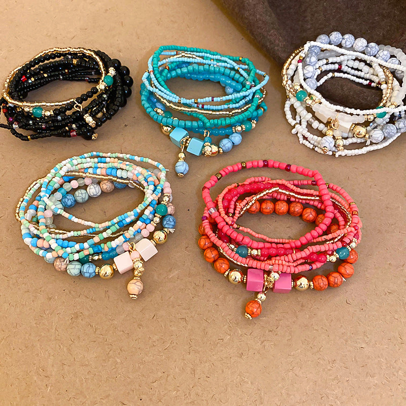 Rice Beaded Bracelet Set